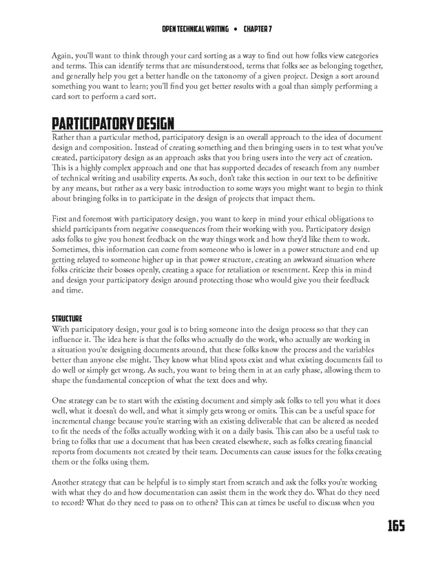 Open Technical Writing - New Page